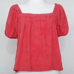 Splendid Collections Women’s Nicki Jacquard Blouse Guava/Pink Size: Small